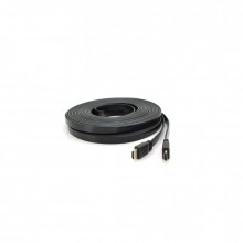 Кабель мультимедийный HDMI M to HDMI M 15.0m V1.4 black Merlion (YT-HDMI(M)/(M)SLIM-15m/06971) (346257)