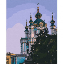 Картина по номерам "Частичка Киева" Идейка KHO3603 40х50 см