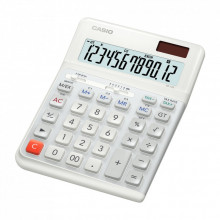 Калькулятор Casio DE-12E-WE-WA-E, белый (CALC-CAS-DE-12E-WE-W) (286357)