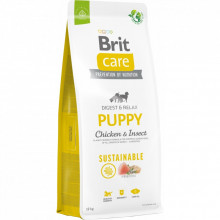 Сухой корм для собак Brit Care Dog Sustainable Puppy с курицей и насекомыми 12 кг (8595602558629) (323357) Сухой корм для собак Brit Care Dog Sustainable Puppy с курицей и насекомыми 12 кг (8595602558629) (323357)