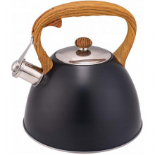 Чайник Kamille Whistling Kettle Black 3л з нержавіючої сталі зі свистком (чорний) (245457)
