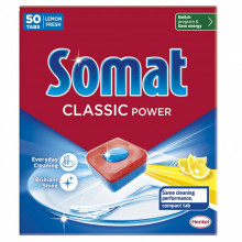 Таблетки для посудомоечных машин Somat Classic Power 50 шт. (9000101809817/9000101830675) (257457)