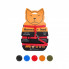 Шлей для кошек Dog Extreme из нейлона с поводком Ш 10 мм Д 110 см красная (42853) (311457)