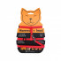 Шлей для кошек Dog Extreme из нейлона с поводком Ш 10 мм Д 110 см красная (42853) (311457)