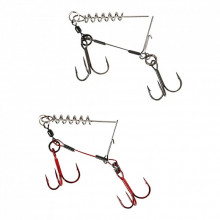 Оснастка Savage Gear Carbon49 Corkscrew Stinger 2x3/0 31kg (2 шт/уп.) (1854.09.75) (281557)