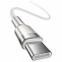 Дата кабель USB-C to USB-C 1.0m 100W metal white Baseus (CATJK-C02) (323857)