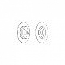 Тормозной диск FERODO DDF963C (298957)