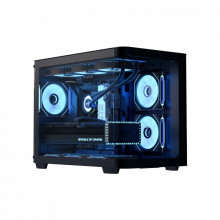 Корпус AeroCool P300C-G-BK-v1 Black (ACCS-PN02033.11) (319957)