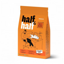 Сухой корм для кошек Half&Half для стерилизованных с говядиной 8 кг (4820261920819) (323957)