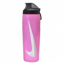 Бутылка для воды Nike Refuel Bottle Locking Lid 24 OZ рожевий, чорний, сріблястий 709 мл N.100.7668.637.24 (887791745026) (282167)