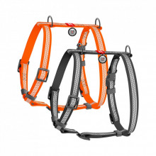 Шлей для собак WAUDOG Waterproof анатомическая Н-образная с QR-паспортом XL серая (324411) (310267)