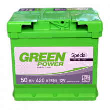 Аккумулятор автомобильный GREEN POWER 50Аh (000022354) (297367)