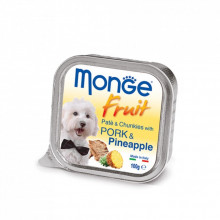 Консервы для собак Monge DOG FRUIT свинина с ананасом 100 г (8009470013253) (322367)