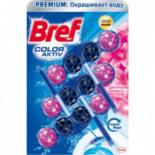 Туалетный блок Bref Цветная вода Цветочная свежесть 3х50 г (9000101024067/9000101853414) (345367)