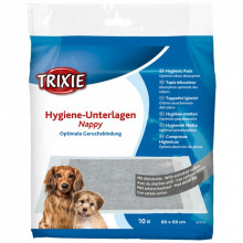 Пеленки для собак Trixie с активированным углем 60х60 см 10 шт (4047974233726) (303567)