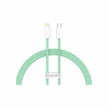 Дата кабель USB-C to Lightning 2.0m 20W green Baseus (CALD000106) (323967)