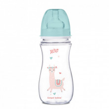 Бутылочка для кормления Canpol babies антиколиковая EasyStart - Toys с широким отверстием 300 мл (35/222_gre) (236677)