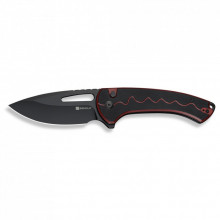 Нож Sencut Squiggy, Burgundy/Black G10, Darkwash (S24082A-3) (280087)