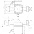 Циркуляционный насос Optima OP25-40-180, G 1 1/4", 10 бар, 180мм, 71Вт, 230В (8120) (285087)