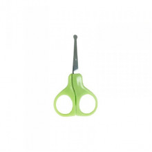 Ножницы маникюрные безопасные MGZ-0715(Green) зеленый