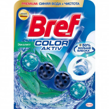 Туалетный блок Bref Цветная вода Эвкалипт 50 г (9000101350708/9000101853087) (346487)