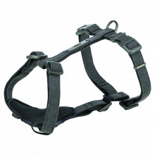 Шлей для собак Trixie CityStyle H-harness Хлопок XS–S 30–44 см 10 мм Черная (4053032682580) (310587)
