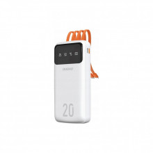 Батарея универсальная Dudao K6Pro+ 20000mAh 10W with USB-C/Lightning/MicroUSB/USB-A cables (6977196682409) (343587)
