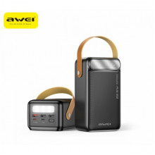 Внешний аккумулятор Power bank AWEI P101K 60000mAh PD22,5W+быстрая зарядка батарея зарядка Черный (236687)
