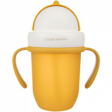 Поильник-непроливайка Canpol babies Matte Pastels с силиконовой трубочкой 210 мл Желтый (56/522_yel) (210887)