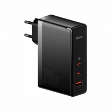 Сетевое зарядное устройство Baseus GaN5 Pro 3 порта, USB + Type-C 140W Черный (CCGP100201) (252987)