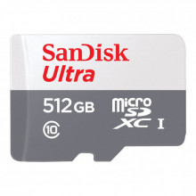 Карта памяти SanDisk 512GB microSDXC class 10 UHS-I Ultra (SDSQUNR-512G-GN3MN) (166197)