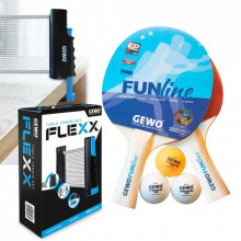 Комплект для настольного тенниса Gewo Double-Fun + сітка Flexx (103360000) (931293) (280197)