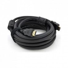 Кабель мультимедийный HDMI M to HDMI M 5.0m V1.4 4K black Ritar (HDMI(M)/(M)V1.4-5m-348B) (320297)