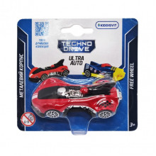 Игровая мини-машинка Ultra Auto TechnoDrive 250321W-3 металлический корпус