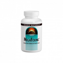 Витамин Source Naturals Биоактивная Форма Фолиевой Кислоты (В9) 800мкг, MegaFolinic, (SN2027) (304597)