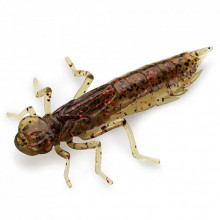 Силикон рыболовный FishUP Dragonfly 0.75" 045 - Green Pumpkin/Red&Black (12шт/уп) (1864.04.72) (281897)
