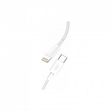 Дата кабель USB 2.0 AM to Lightning 1.0m PD18W NB113 white XO (6920680863846) (324897)