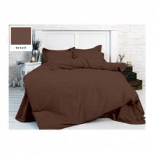 Пододеяльник MirSon Бязь Premium 19-1217 Chocolate Perla 143х210 см (2200000953452) (329897)