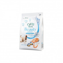 Сухой корм для собак Optimeal Beauty Podium беззерновой на основе морепродуктов 1.5 кг (4820215366830) (263108)