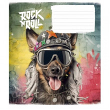 Тетрадь ученическая "Rock star" 012-3277K-1 в клетку, 12 листов