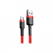 Дата кабель USB 2.0 AM to USB-C 2.0m 2A Red Baseus (CATKLF-C09) (261208)