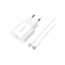 Зарядное устройство Essager USB-C PD20W + cable USB-C to Lightning white (EFJB02-XBL02-T) (323208)