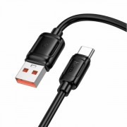 Кабель для зарядки HOCO X115 USB-A-Type-C 5A 100W 1 метр Черный (340408)