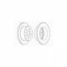 Тормозной диск FERODO DDF1653 (298708)