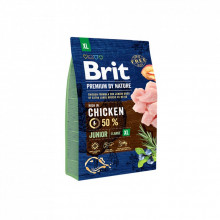 Сухой корм для собак Brit Premium Dog Junior XL 3 кг (8595602526499) (322708)