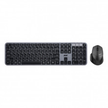 Комплект 2E MK440 Wireless/Bluetooth UA Black/Grey (2E-MK440WBGR_UA) (211018)