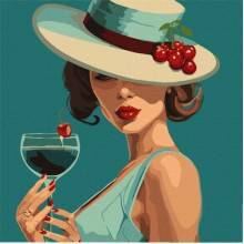 Картина по номерам "Блю Кюрасао" ©art_selena_ua KHO2553 40х40 см Идейка