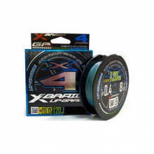 Шнур YGK X-Braid Upgrade X4 Multi Color 120m 0.4/0.104mm 8lb/3.6kg (5545.04.08) (278018)