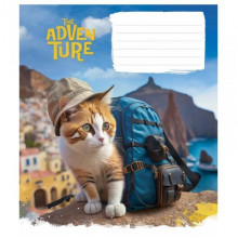 Тетрадь ученическая "Best adventure" 012-3285K-1 в клетку, 12 листов