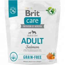 Сухой корм для собак Brit Care Dog Grain-free Adult для малых и средних пород с лососем 1 кг (8595602558858) (323218)